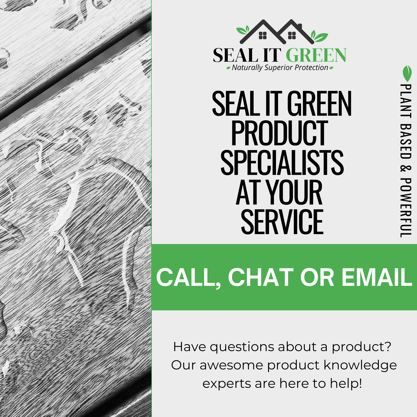 Seal Green Support Team – Available via call, chat, or email for assistance.