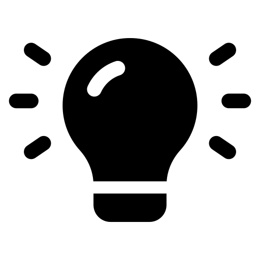 A black color bulb