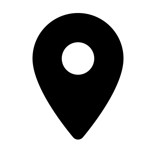 A black location icon.