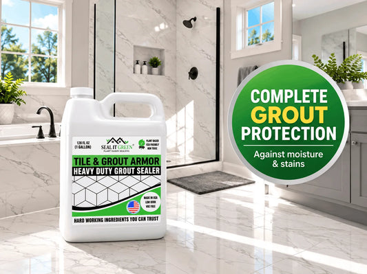 How to Protect Bathroom Tile Grout from Soap Scum and Moisture With a Tile and Grout Sealer