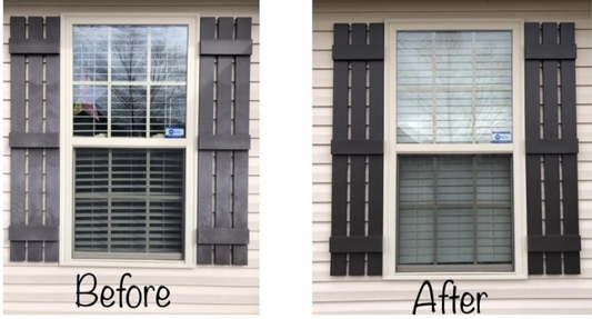 Restore Faded Shutters Instantly with Shutter Renu by Seal It Green