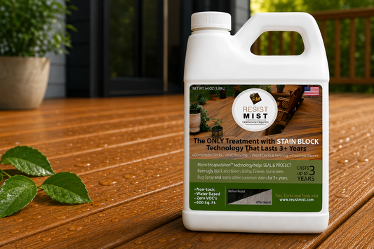 Resist Mist Composite Deck Armor: The Ultimate Sealer for Composite Decks, Concrete & More