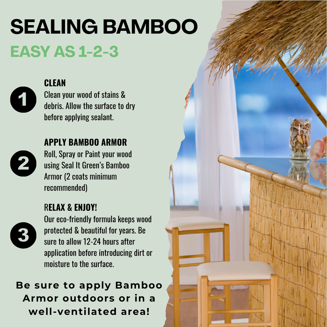 Bamboo Armor™ Plant-Based Wood Sealer - 5 Gallon