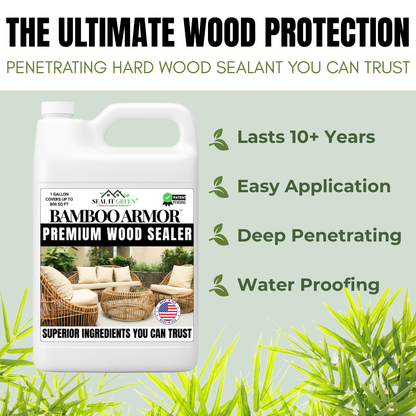 Bamboo Armor™ Plant-Based Wood Sealer - 1 Gallon