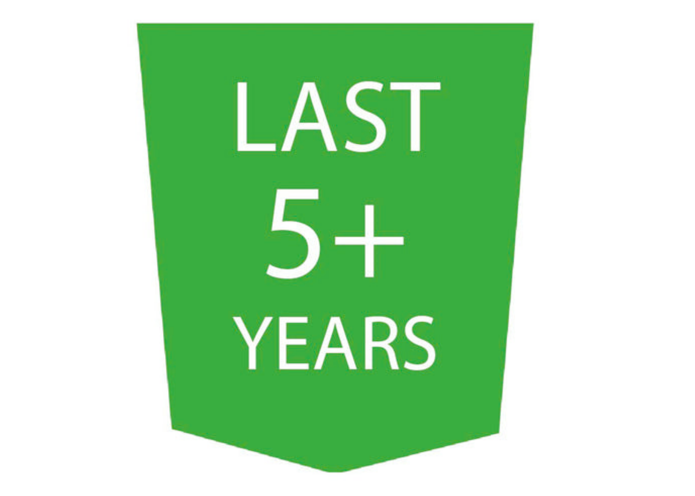 Last five plus years with Green background.