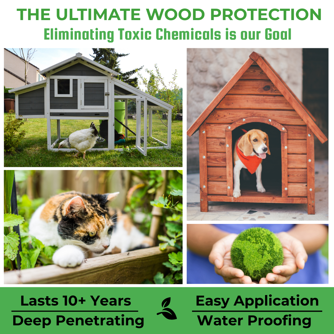 Garden Box Armor™ Plant Based-FDA Food Contact Safe Raised Bed Garden Sealer