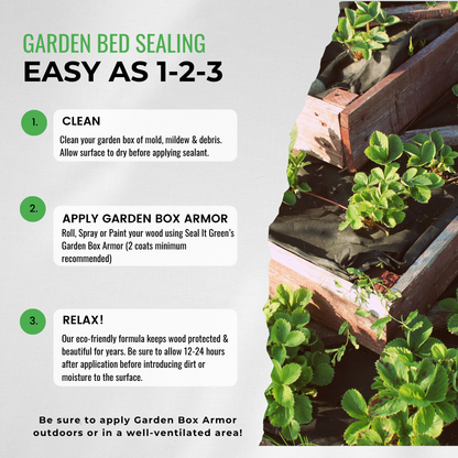 Garden Box Armor™ Plant Based Wood Sealer 2400 SF