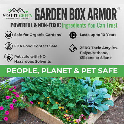 Garden Box Armor™ Plant Based Wood Sealer 600-800  SF