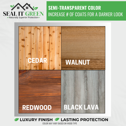 Total Wood Armor™ Plant Based Wood Sealer - 1 GALLON