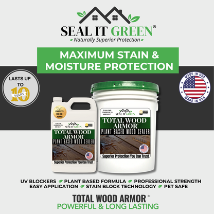 Total Wood Armor™ Plant Based Sealer - 5 GALLON