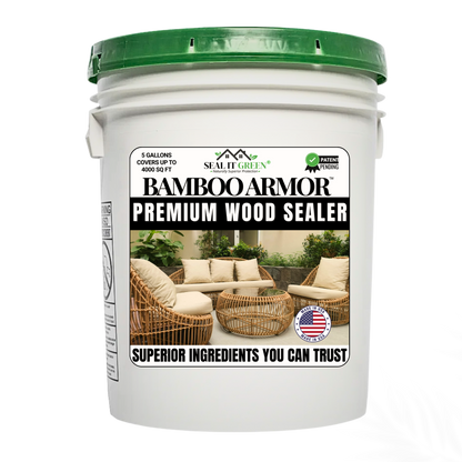 Bamboo Armor™ Plant-Based Wood Sealer - 5 Gallon