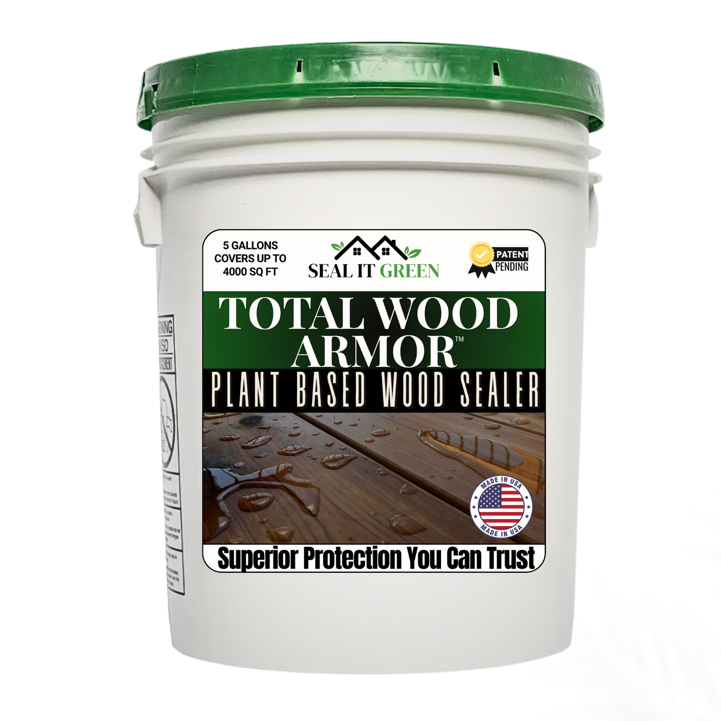Total Wood Armor™ Plant Based Sealer - 5 GALLON