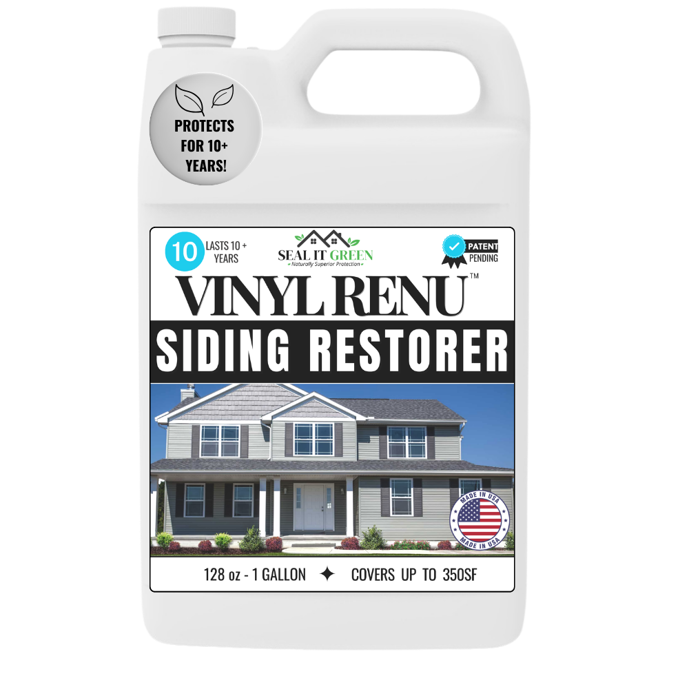 a vinyl siding sealer and a cleaner for vinyl siding