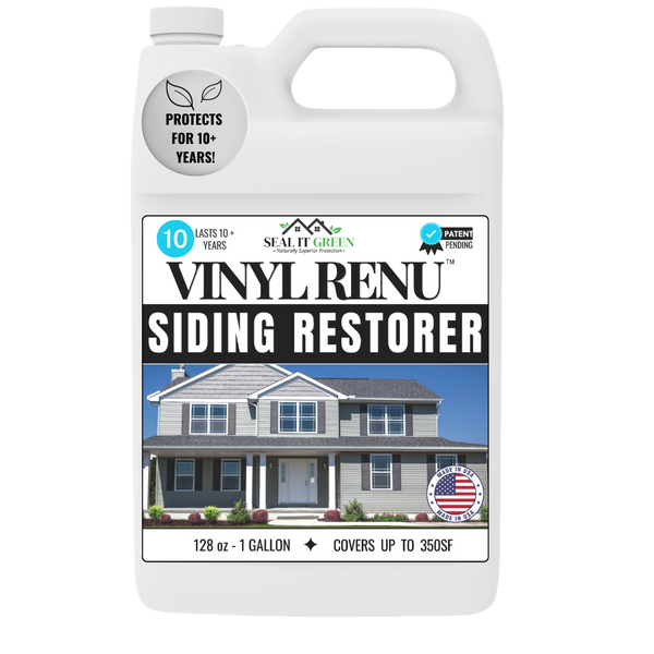 a vinyl siding sealer and a cleaner for vinyl siding