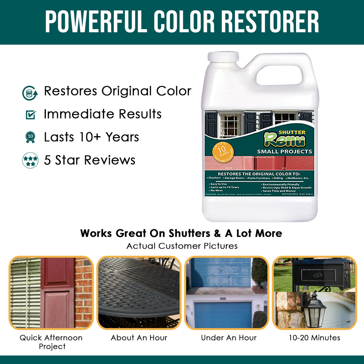 Shutter Renu™ Restorer + Cleaner Kit