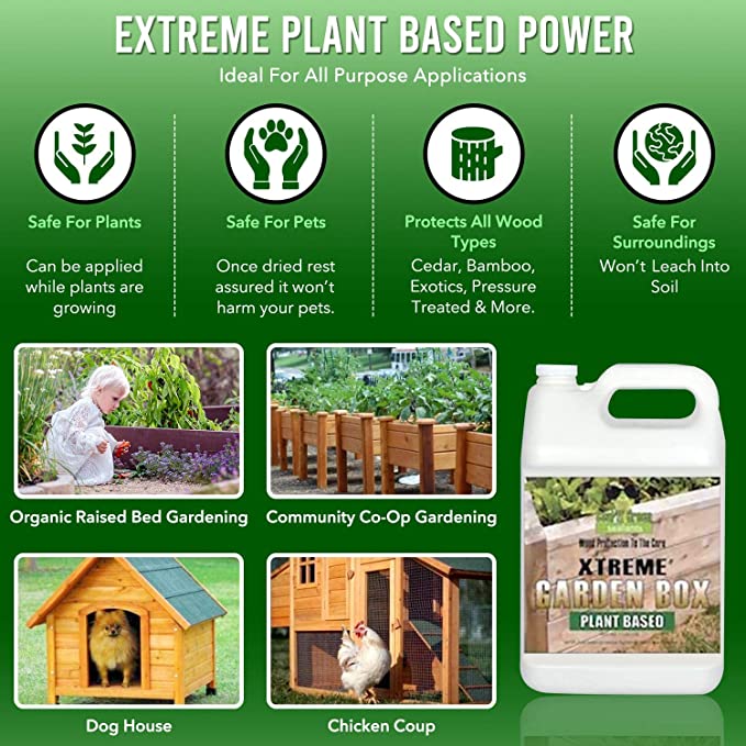 Garden Box Armor™ Plant Based Wood Sealer-32 oz.