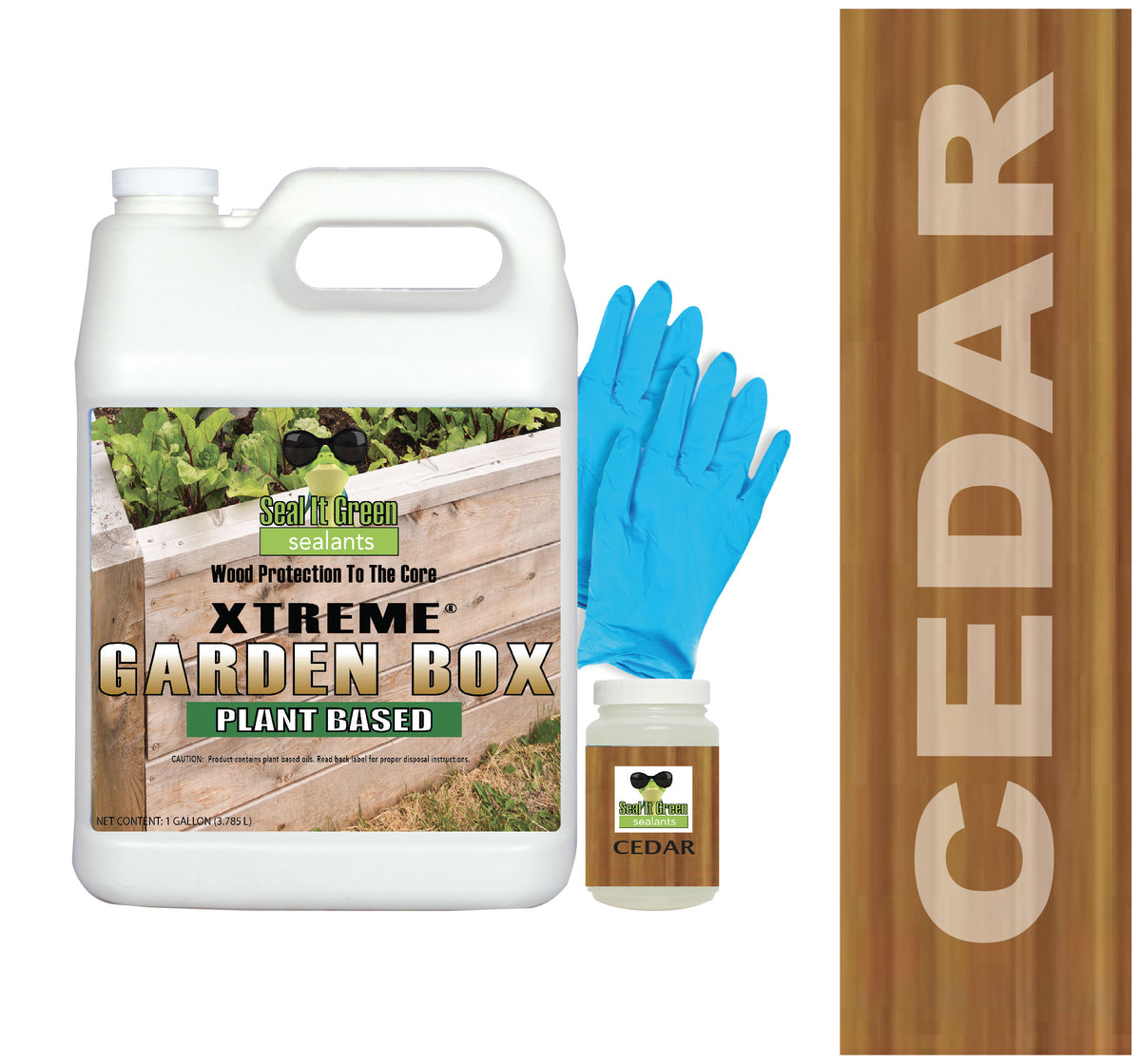 Garden Box Armor™ Plant Based-FDA Food Contact Safe Raised Bed Garden Sealer