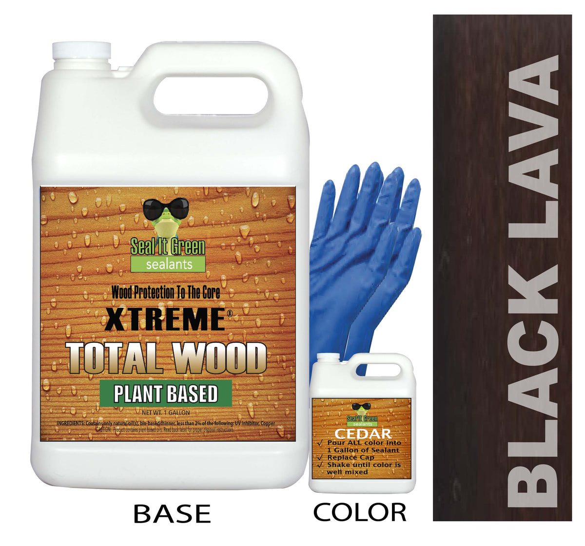 Black lava - Total wood plant based sealer