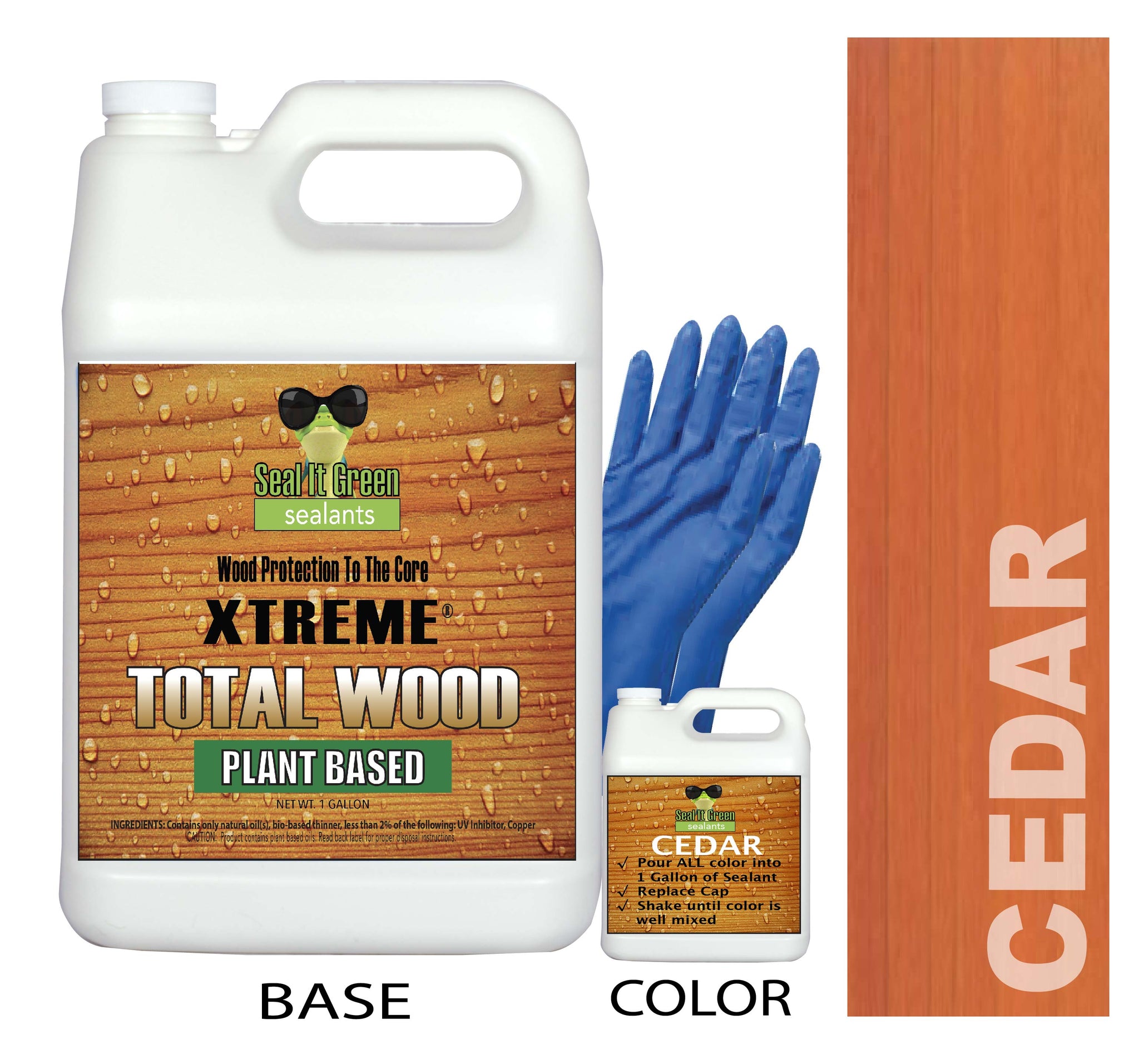 EcoFriendly Green Wood Sealer 1 Gallon Seal It Green